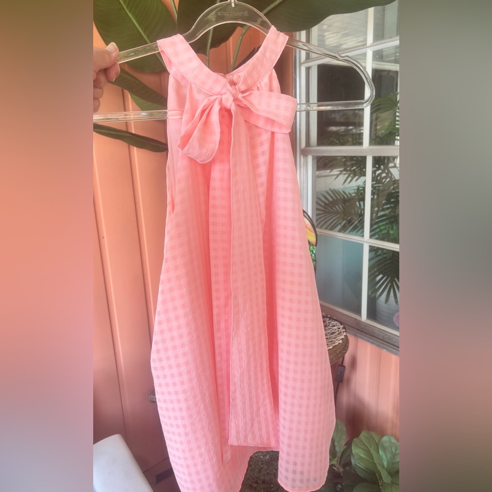 Torrid Pink Checkered Sleeveless Top- New!